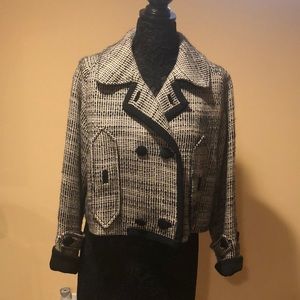 100% Lana wolle cropped  jacket